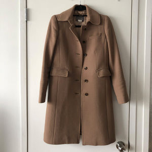 J Crew Double Cloth Metro Coat